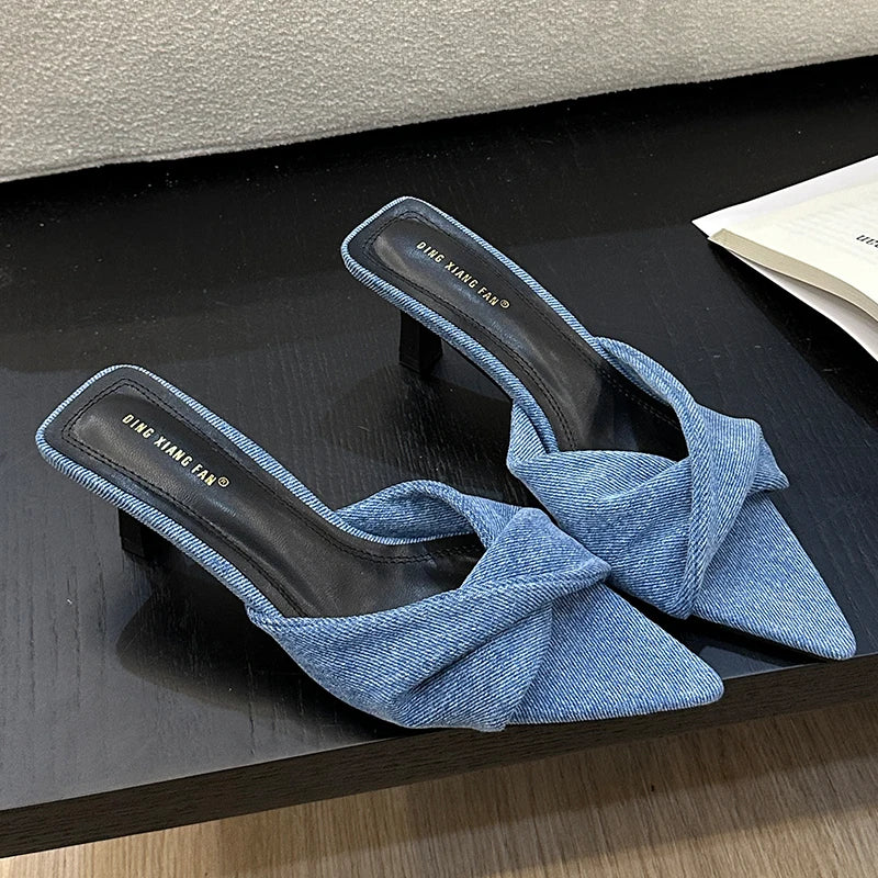Women Outdoor Slippers High Heel