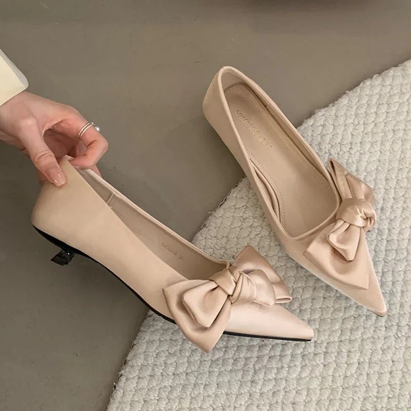 Ladies Low Heel Pumps Shoes