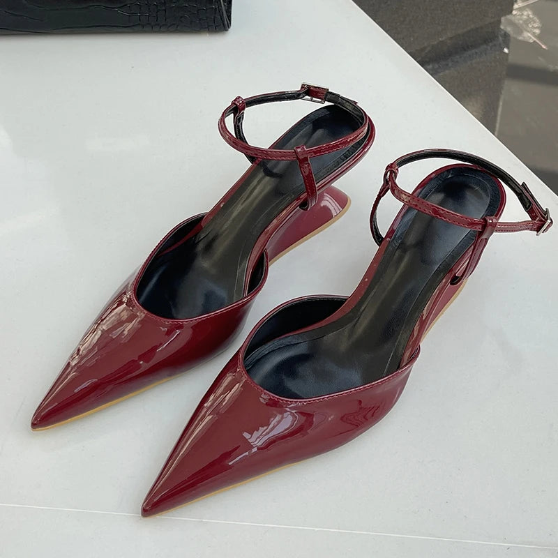 Ladies Strange Heel Shoes