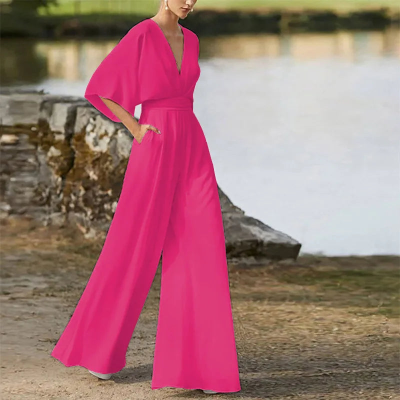 Lana  Mid-Waist Leg Jumpsuit