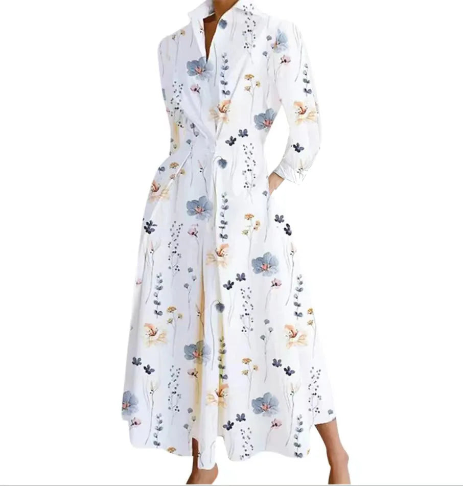 Summer Elegant Maxi Dress with Pocket