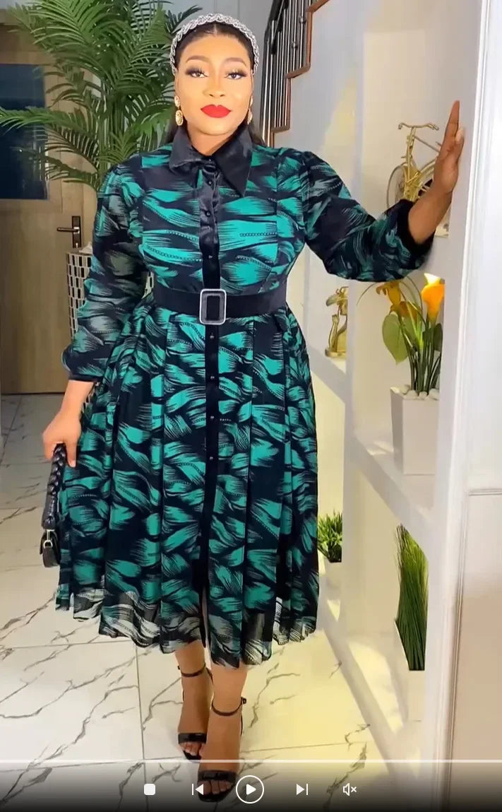 Camille Waisted Shirt Dress