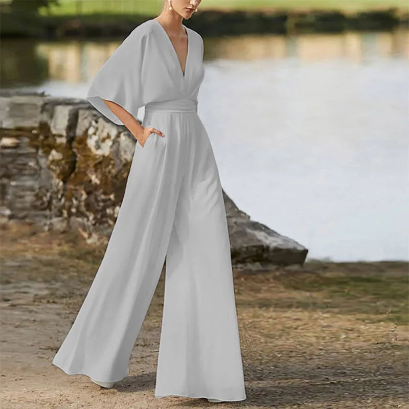 Lana  Mid-Waist Leg Jumpsuit
