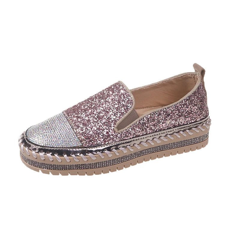 Womens  Loafers Leather  Flats