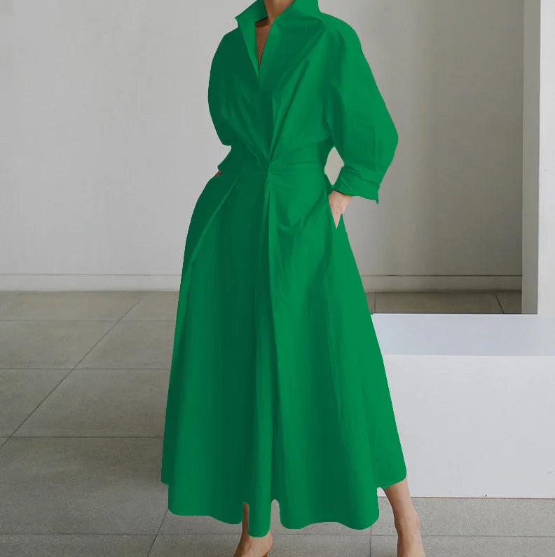 Summer Elegant Maxi Dress with Pocket