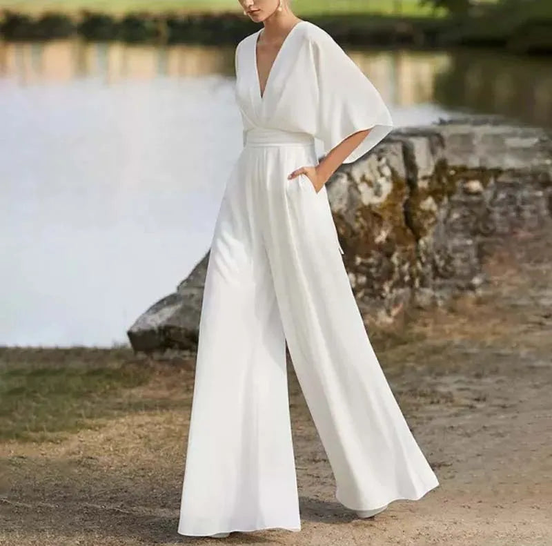 Lana  Mid-Waist Leg Jumpsuit