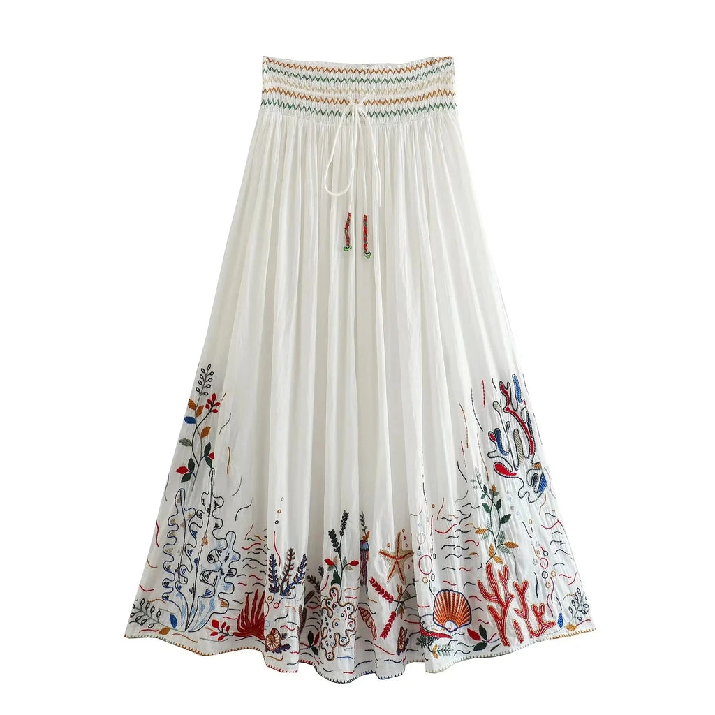 Sienna Tiered Long and Mini Skirt Set