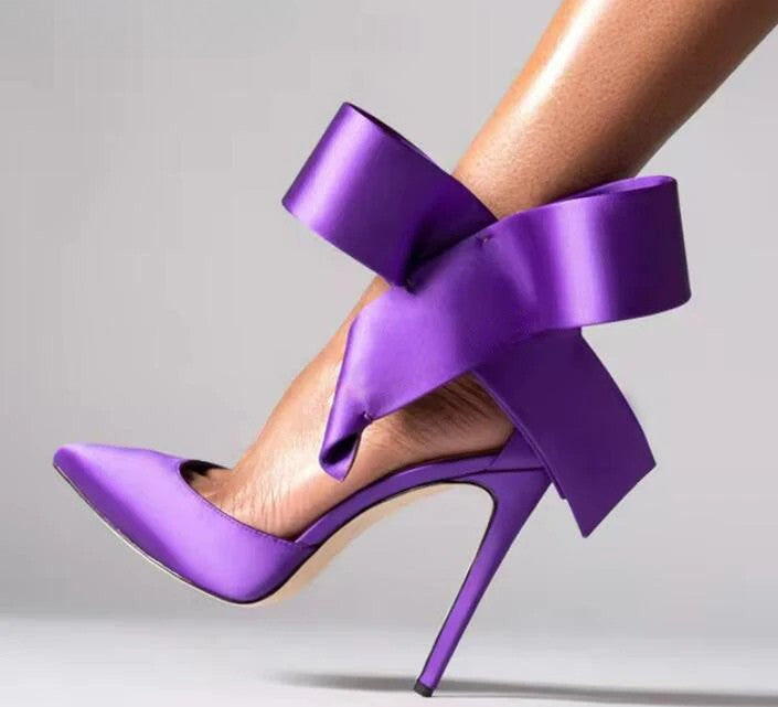 Evia Butterfly Knot High Heels