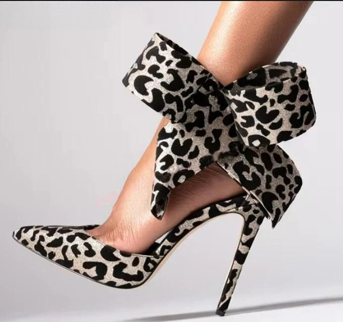 Evia Butterfly Knot High Heels