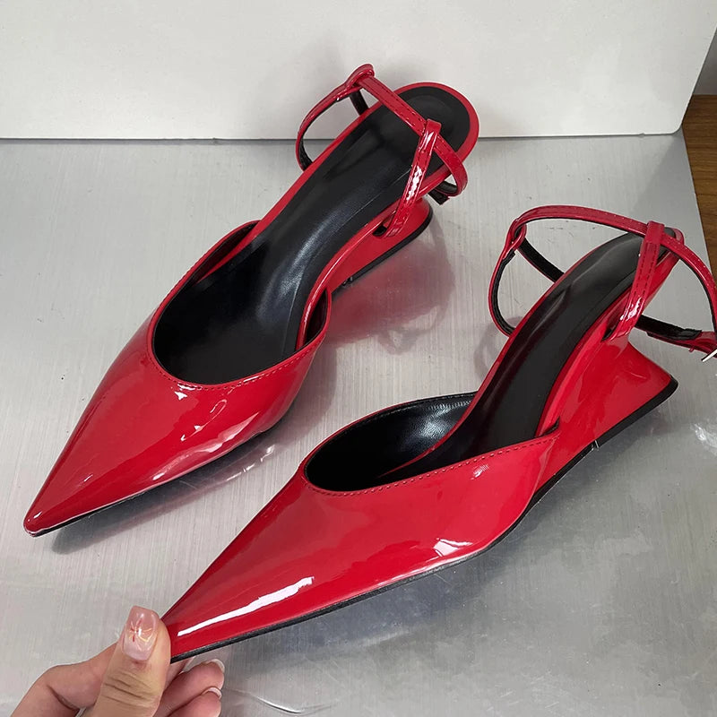 Ladies Strange Heel Shoes