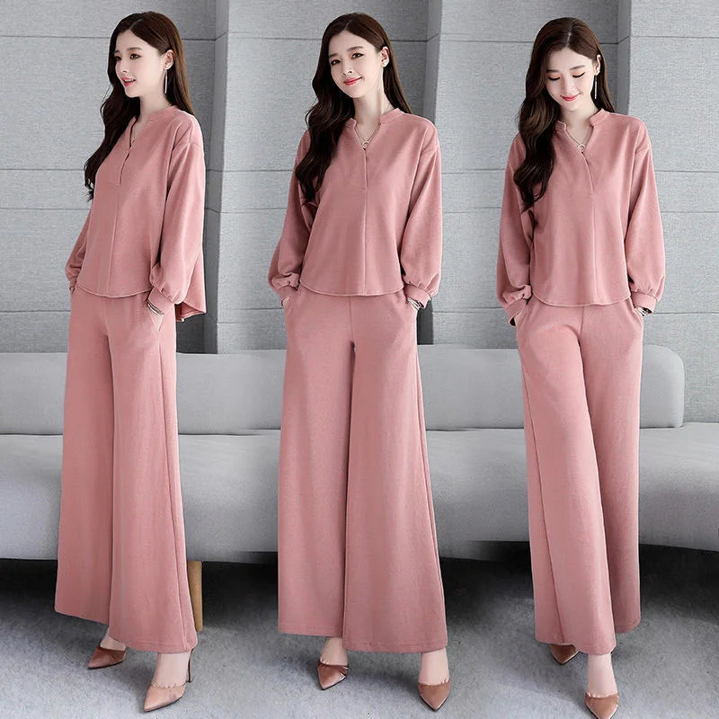 Olivia Wide Leg Pant Set