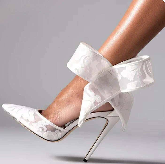 Evia Butterfly Knot High Heels