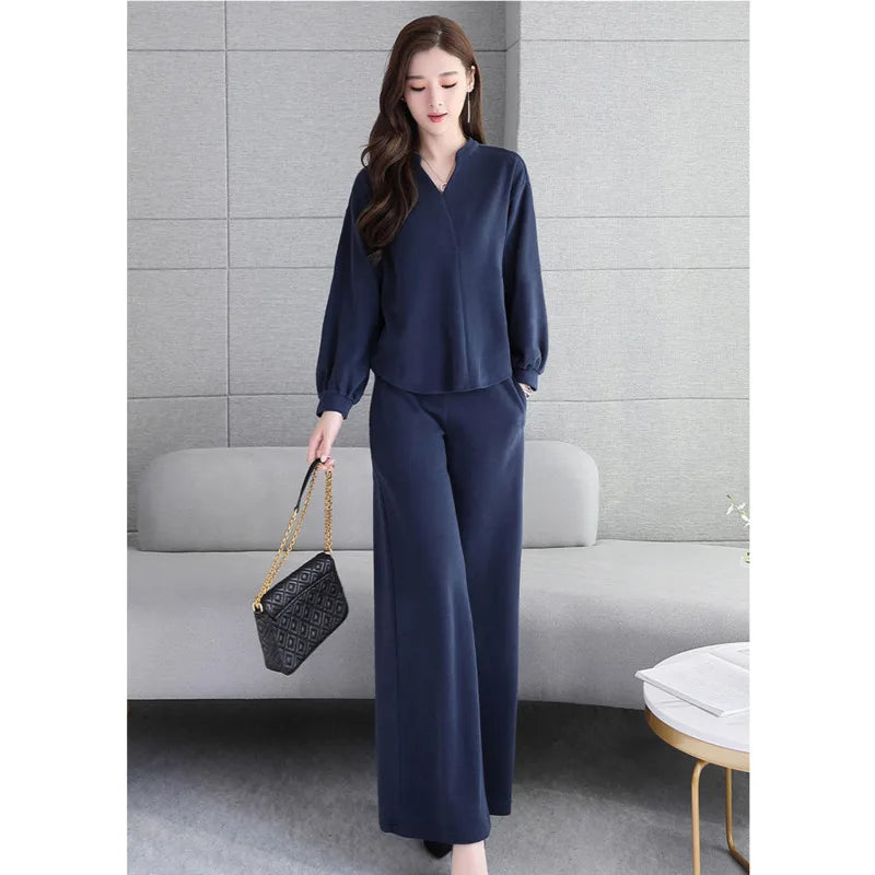 Olivia Wide Leg Pant Set