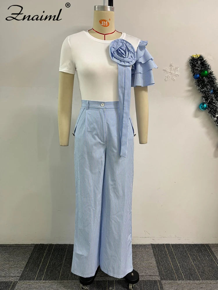 Rosette Poise Pant Suit