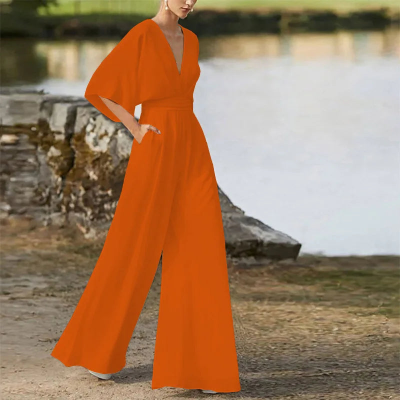 Lana  Mid-Waist Leg Jumpsuit