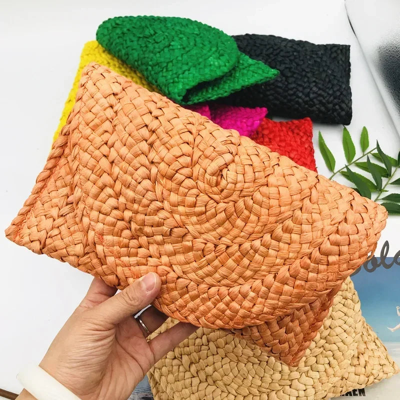 Savannah Straw Envelope Summer Bag