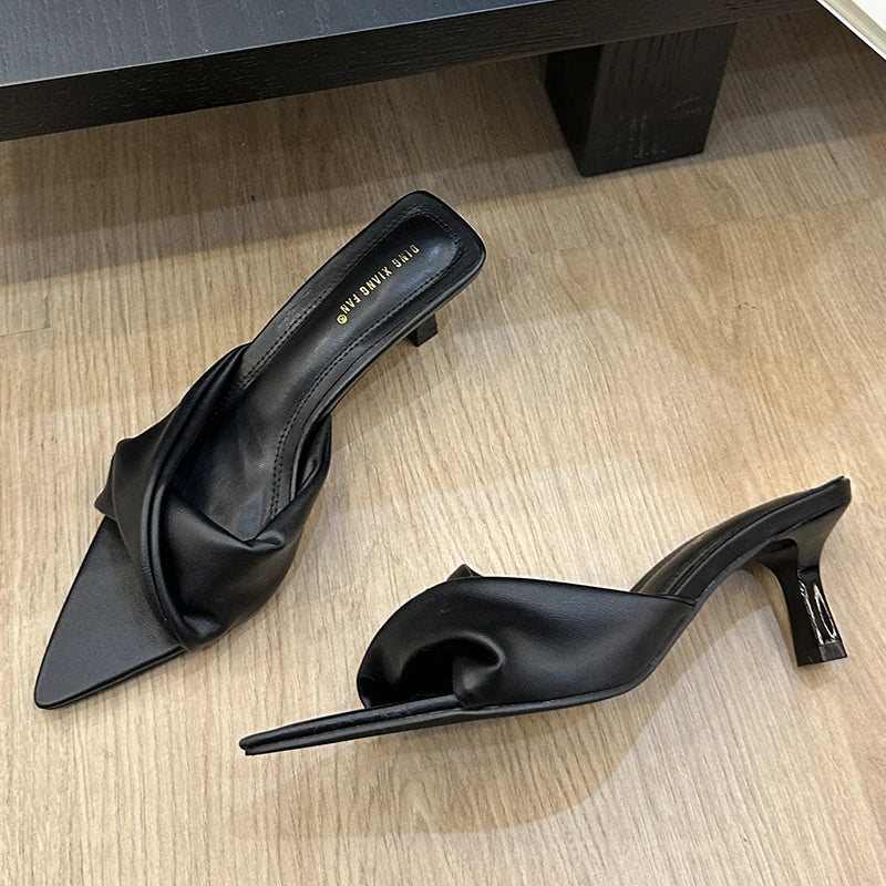 Women Outdoor Slippers High Heel