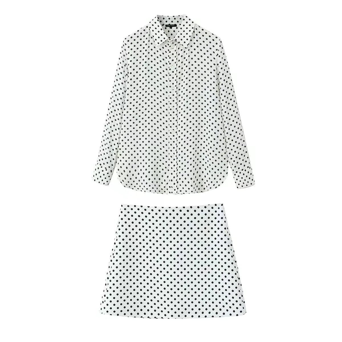 Gilda Polka Dot Print Suit