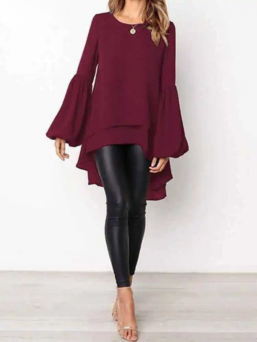 Women Long  Sleeve Blouse Shirt