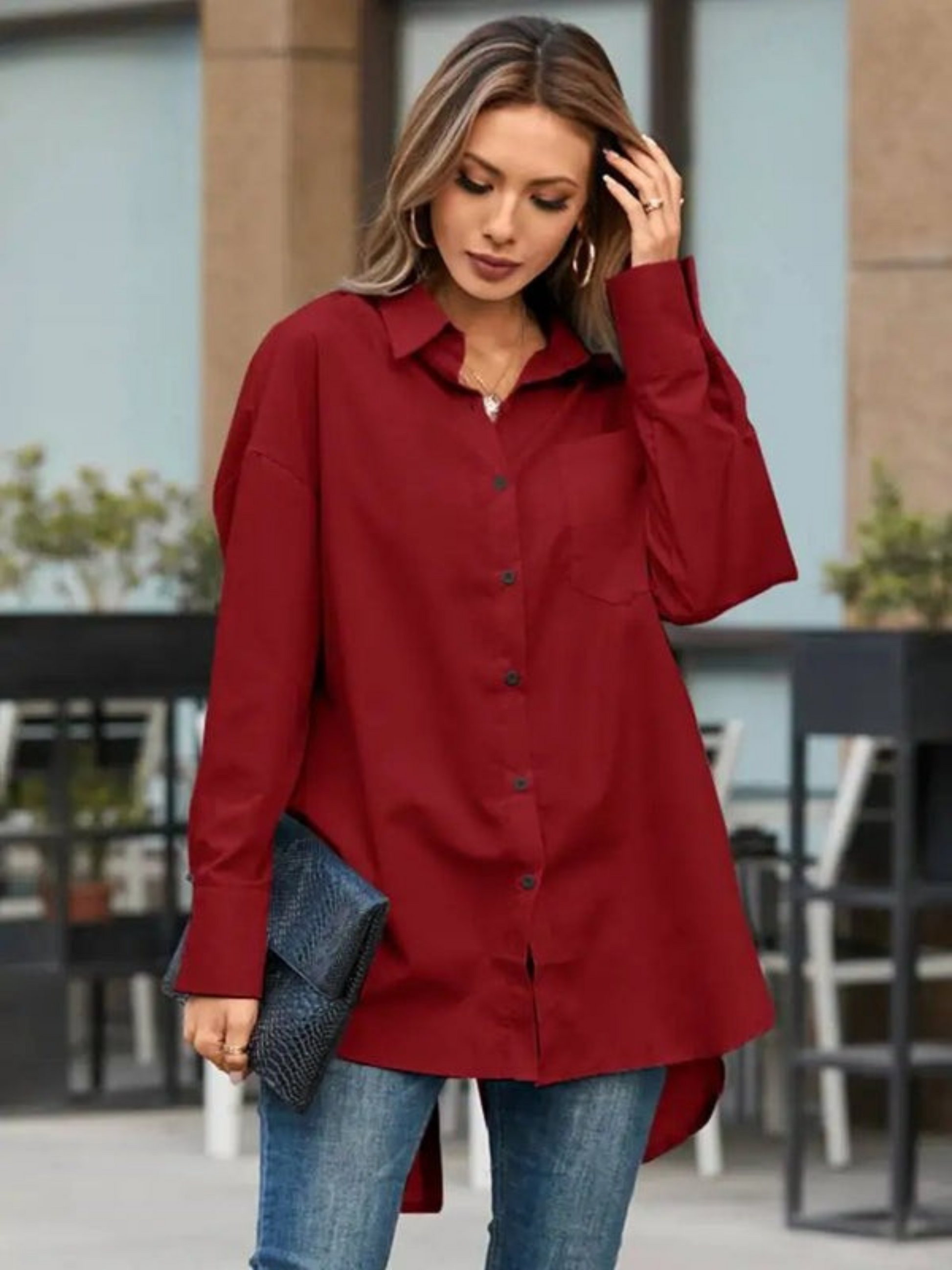Ladies Long Sleeve Tops