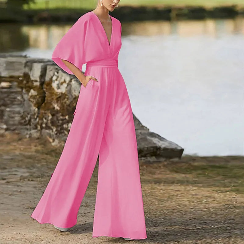 Lana  Mid-Waist Leg Jumpsuit