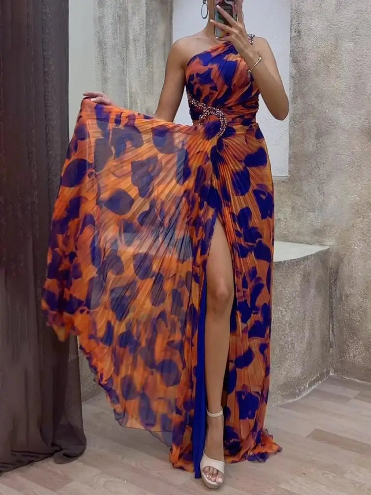 Solara One Shoulder  Maxi Dress