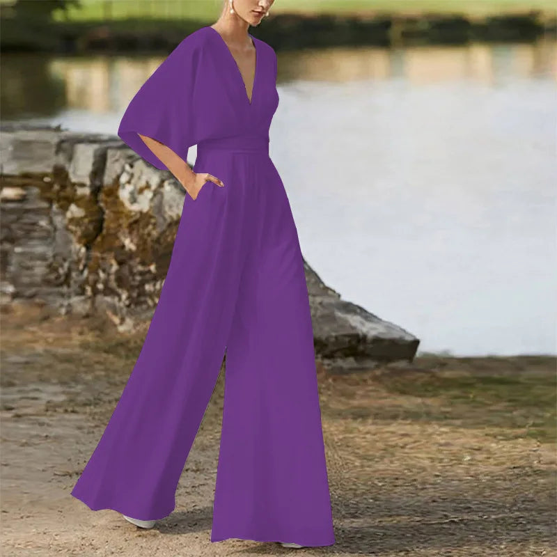 Lana  Mid-Waist Leg Jumpsuit