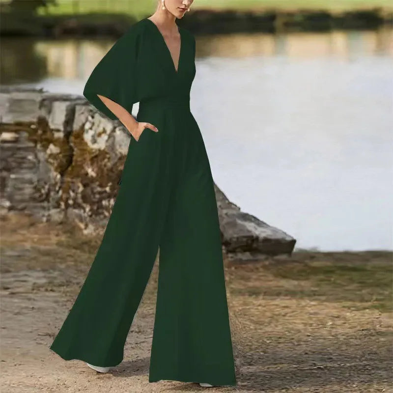 Lana  Mid-Waist Leg Jumpsuit