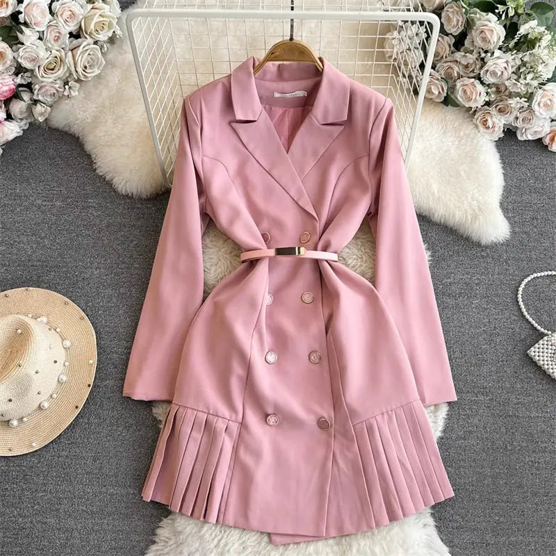 Nova Double Breasted Suit Collar