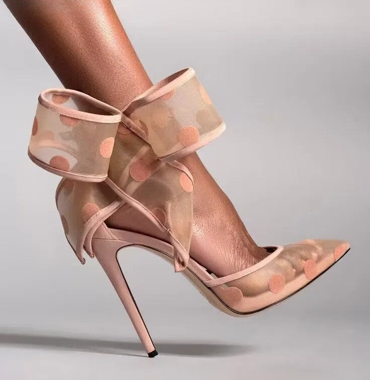 Evia Butterfly Knot High Heels