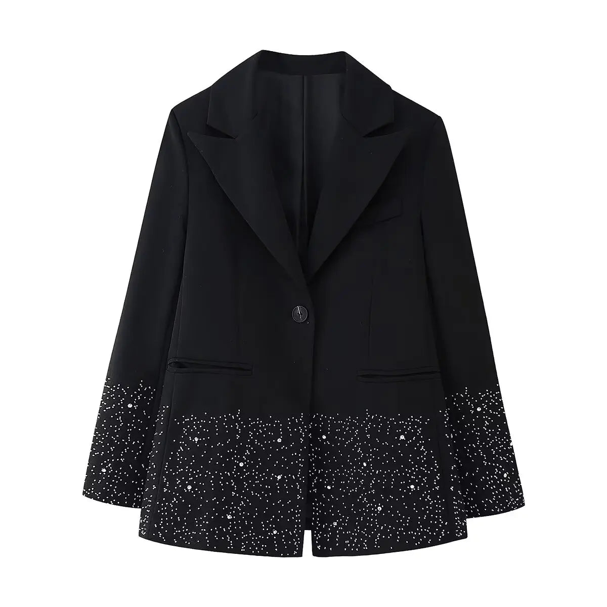 Elena Shorts Elegant  Side Zipper Suit