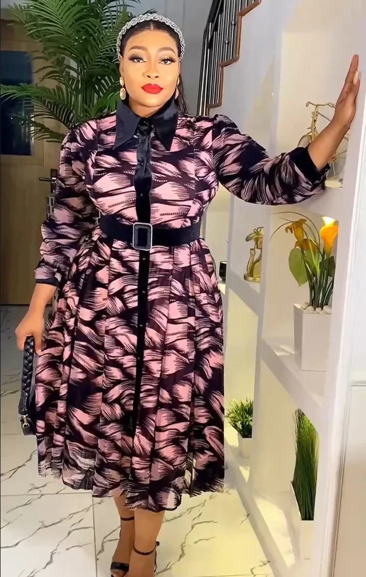 Camille Waisted Shirt Dress