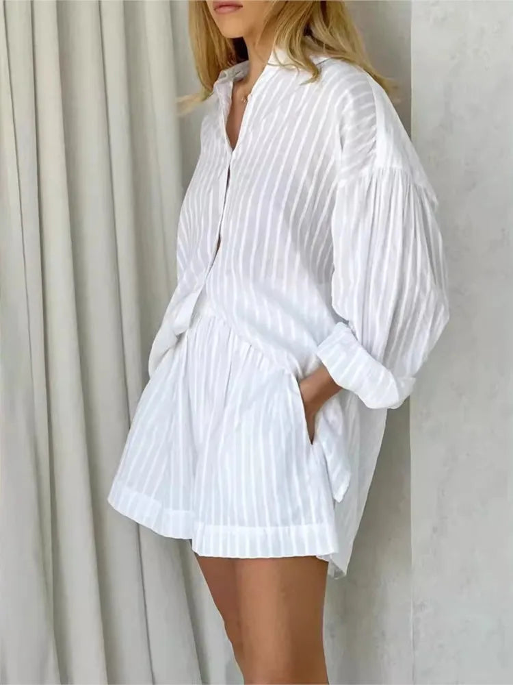Summery Women Cotton Short
