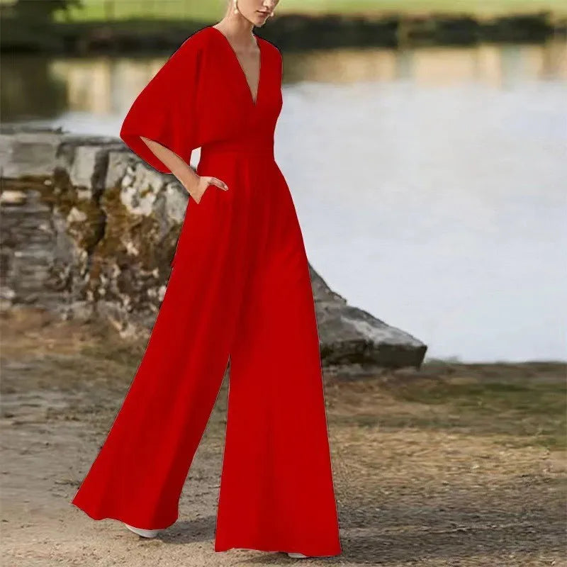 Lana  Mid-Waist Leg Jumpsuit