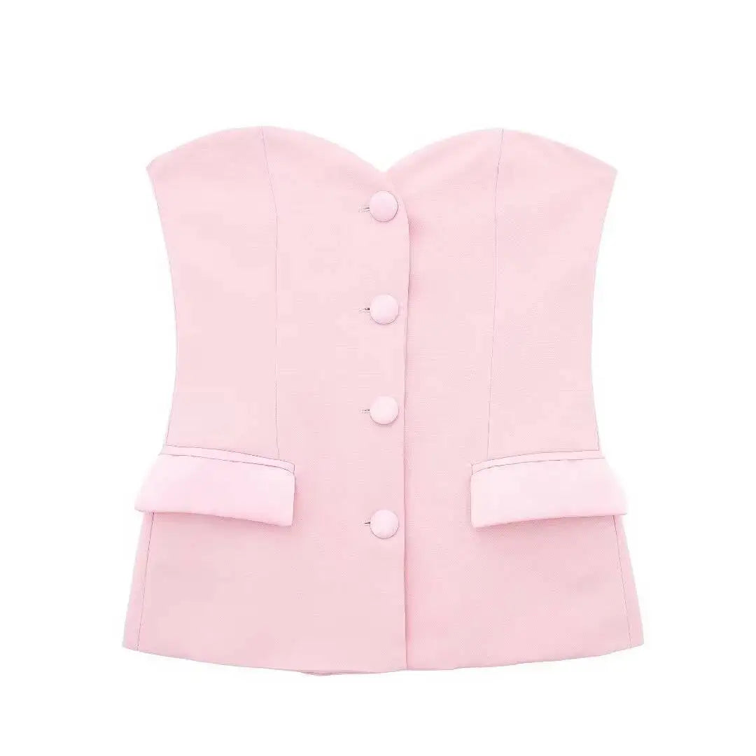 Auma Unique Bustier Top