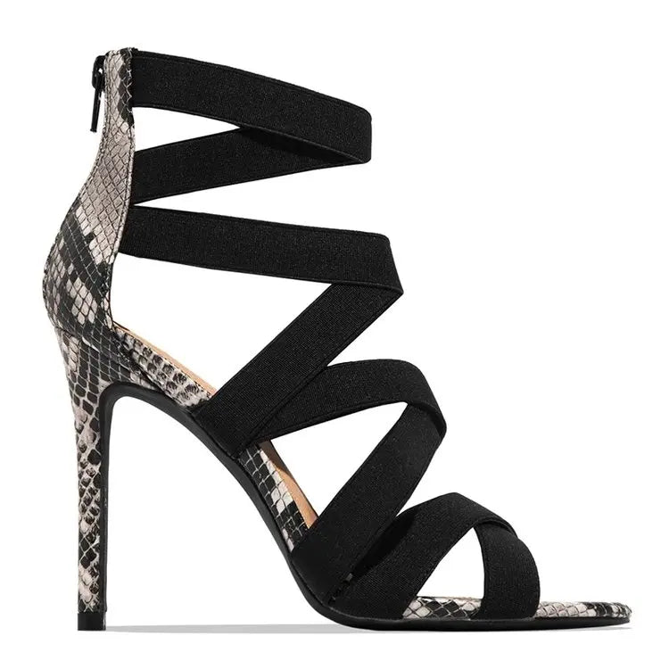 Women Sandal High Heels Gladiator Ankle Strap