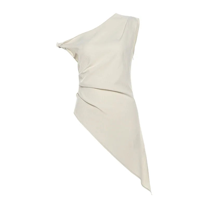 Nia Oblique Irregular Top
