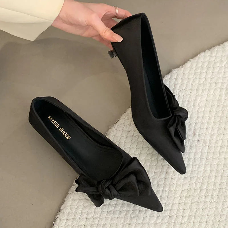 Ladies Low Heel Pumps Shoes