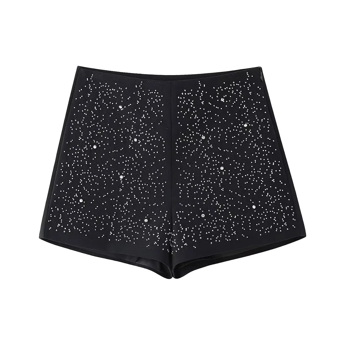 Elena Shorts Elegant  Side Zipper Suit