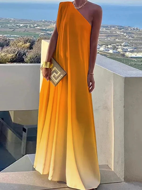 Selene One-shoulder Maxi Dresses
